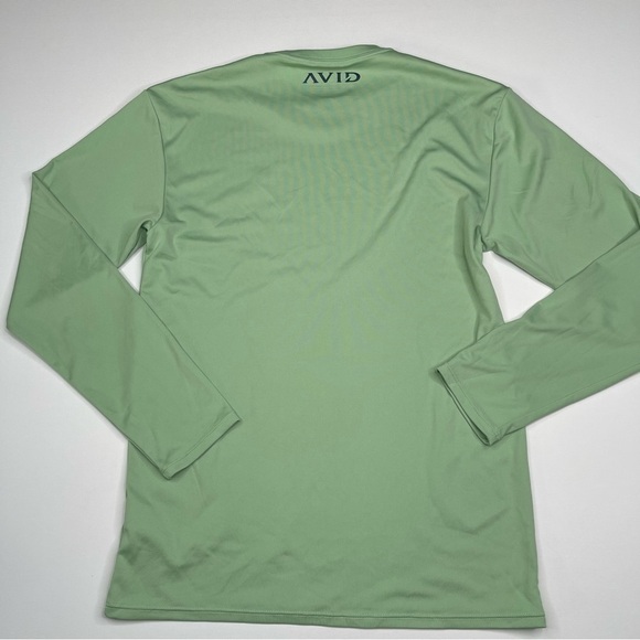 AVID Tee Shirt Long Sleeve Pacifico UV Moisture Wicking Green Outdoor Hiking - Picture 7 of 11